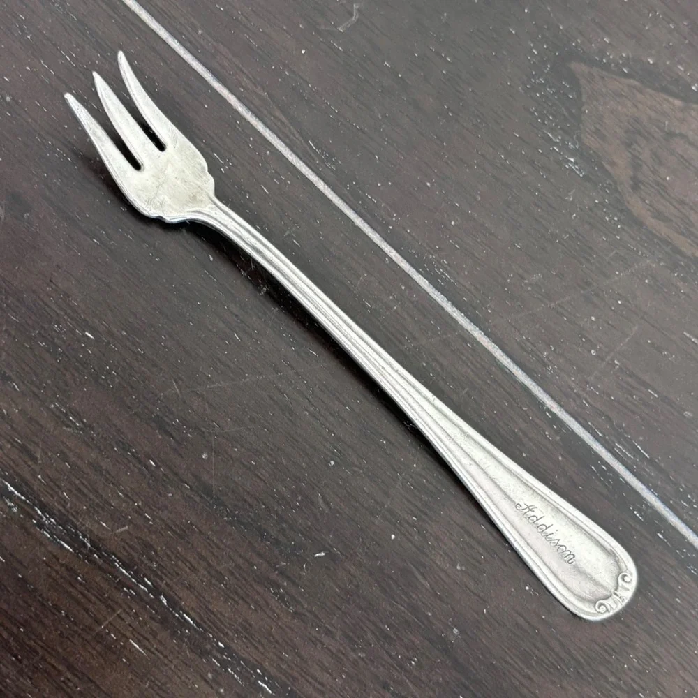 Vintage | Albert Pick &‎ Co Silverplate | Lincoln 1919 | Cocktail Fork | Addison